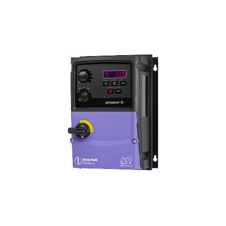 Invertek Drives 0.37 kW 0.5 HP, 2.3 A, Size 1, IP66 Outdoor Switched ODE-3-120023-101B